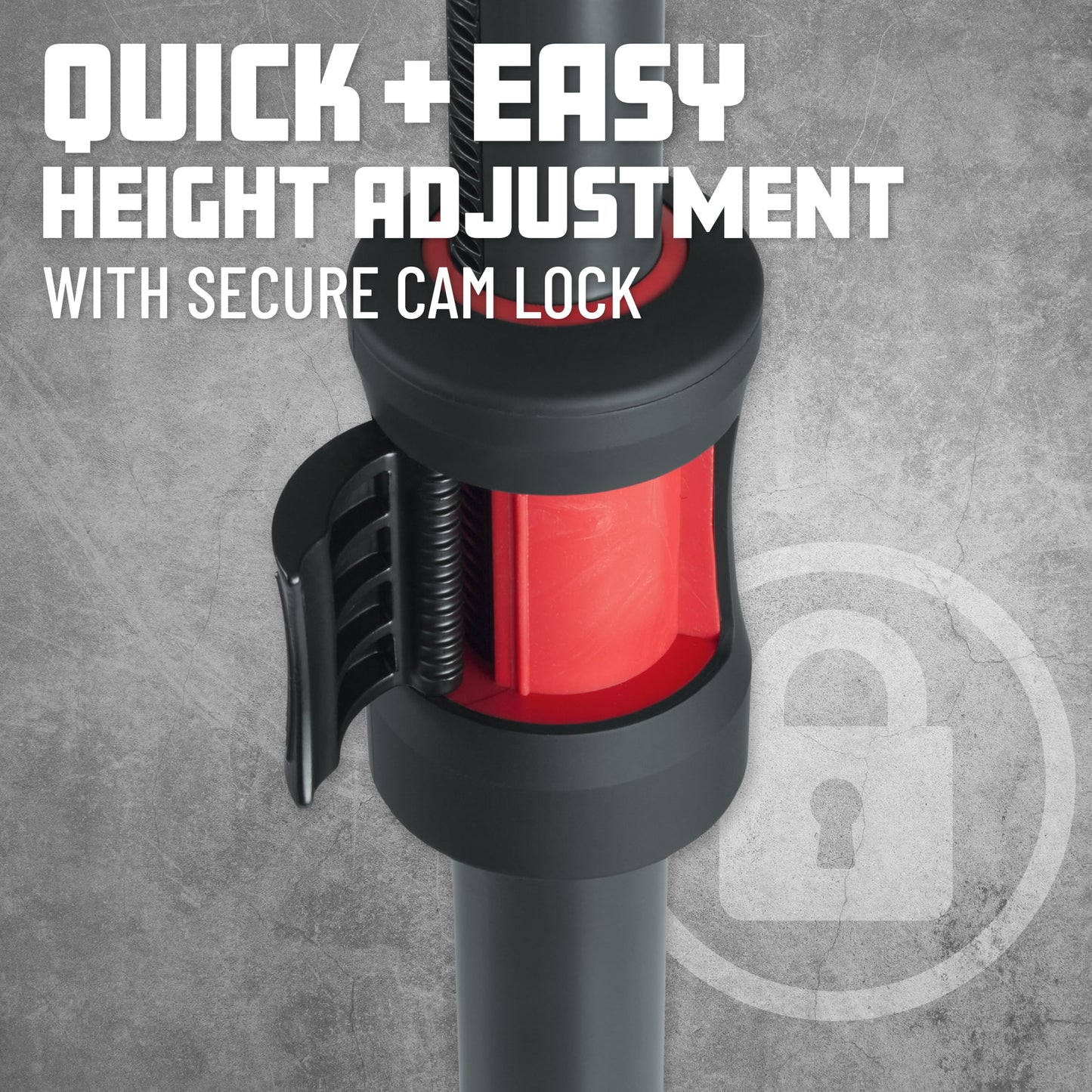 Gator Frameworks Id Series Speaker Stand With Lift Assist And Adapter To Fit 35Mm And 38Mm Speaker Mounts, 48/75 Min/Max Height