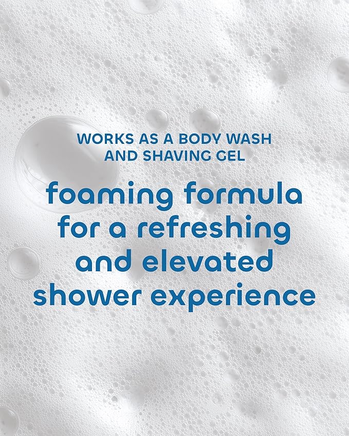 Seaweed Bath Co. Hydrate Body Wash - Unscented - Foaming Shower Gel Cleanser with Natural Ingredients - Fragrance Free and Gentle - Good For Sensitive Skin - 12 oz
