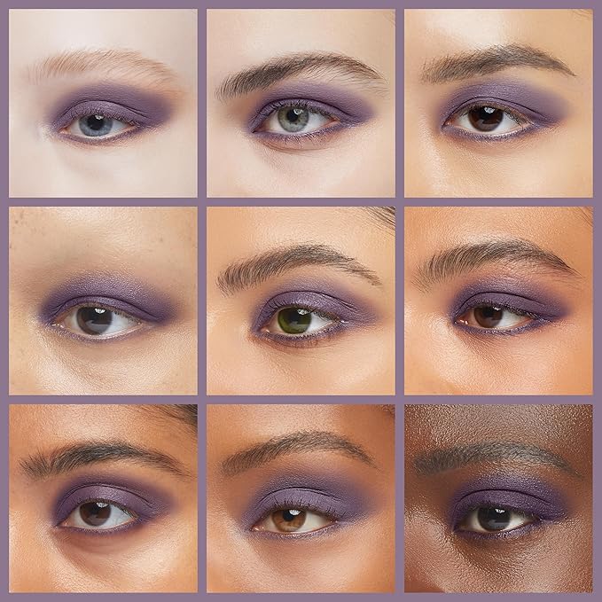 Crushed Violet Matte Purple Mauve Pressed Powder Single Vegan Eyeshadow; Talc, Paraben & Cruelty Free