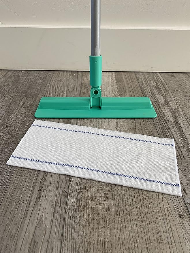 Don Aslett Extra Thick Single-Use Mop Pad Refills (10-Pack) - 5" Wide, Multi Surface Cleaning for Wet or Dry Floors