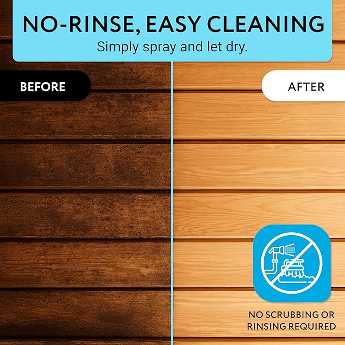 IMPRESA 1gallon Sauna Cleaning Spray – All Purpose Eucalyptus Wood Cleaner Spray for Home Sauna, Spa, Steam Room & Gym – Natural Multipurpose Surface Cleaner Bottle – Gentle Ingredients