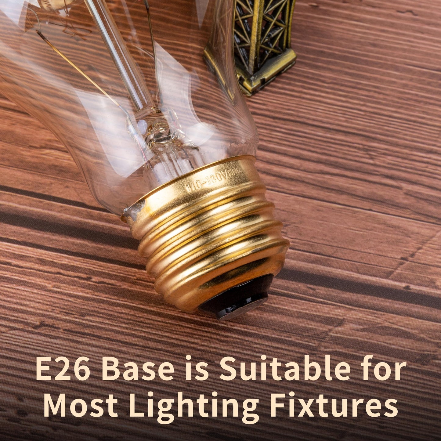 runquiz Warm Incandescent Light Bulbs 60 Watt,A19/A60 Vintage Style Edison Bulbs E26,Soft Yellow Light Bulbs,Amber Bulbs,Retro Light Bulb Old Fashioned,Halogen Dimmable Edison Bulb Squirrel Cage