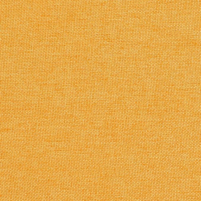AAAAAcessories D-Shaped Chair Cushions, 2" Thick Dining Chair Pads with Ties and Removable, Machine-Washable Cover, 17" x 16", Set of 8, Golden Yellow