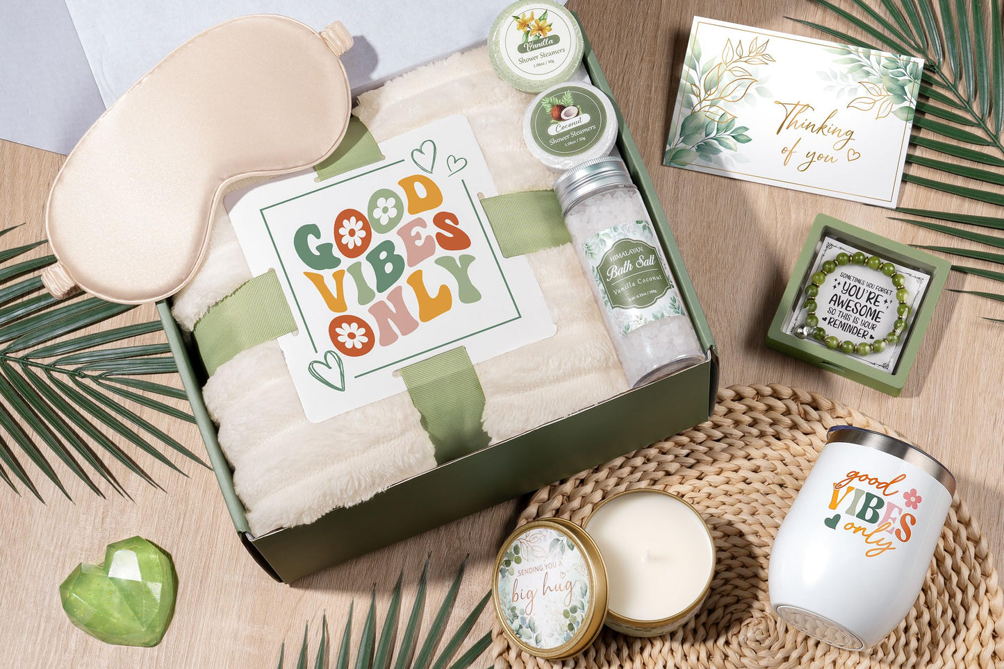 Birthday Gifts for Women Self Care Gifts, Relaxing Spa Gifts Baskets Get Well Soon Gifts Care Package for Women with Blanket, Unique Gifts Idea for Mom Mother Her Wife Girlfriend Best Friend Sister