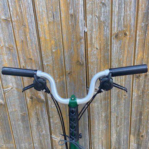 Leather Handlebar Grips for Brompton bicycle - Full grain leather, Grip for Brompton folding bike (Black)