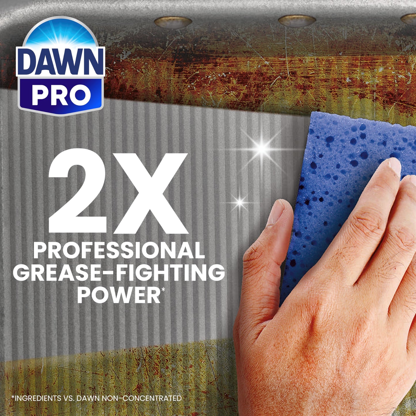 Dawn Professional Manual Pot and Pan Detergent, Dish Soap, Liquid Concentrate, 1 Gallon (Case of 2) with 1 Pump