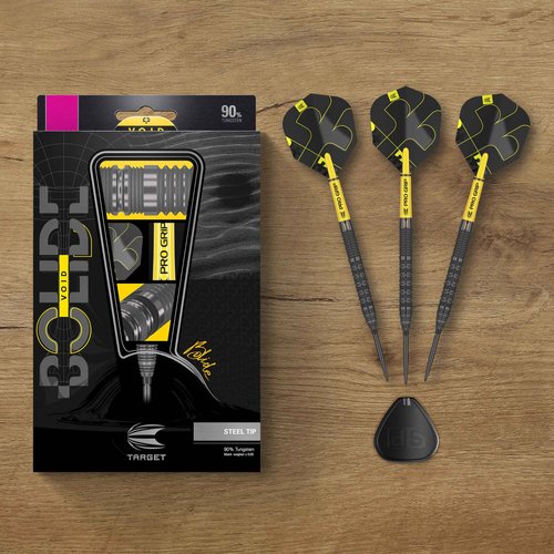 Target Darts Bolide Void 01 24G 90% Tungsten Swiss Point Steel Tip Darts Set