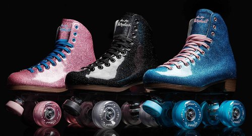 Sure-Grip Stardust Glitter Roller Skate Mens 5 / Ladies 6