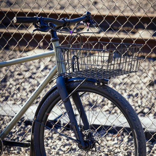 Portland Design Works Timber to Town Zigzag Basket, Silver, Large