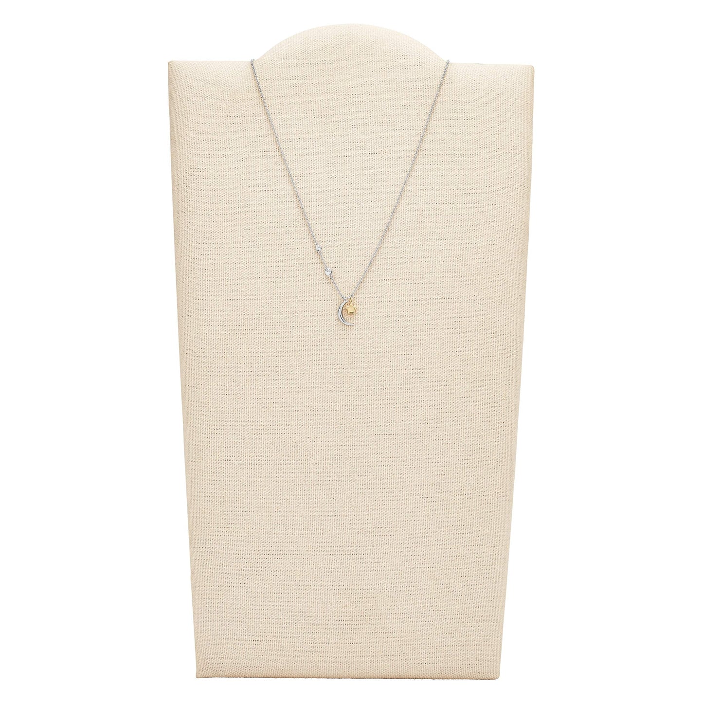 Fossil Women's Sterling Silver Necklace, Color: Silver (Model: JFS00432998)