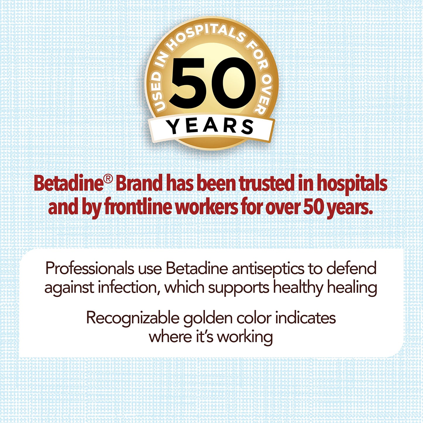 Betadine Antiseptic Povidone Iodine Solution 8 Fl Oz, Pack of 2, Kills Germs in Minor Cuts/Scrapes/Burns, Povidone Iodine Liquid, No Sting, No Alcohol or Hydrogen Peroxide