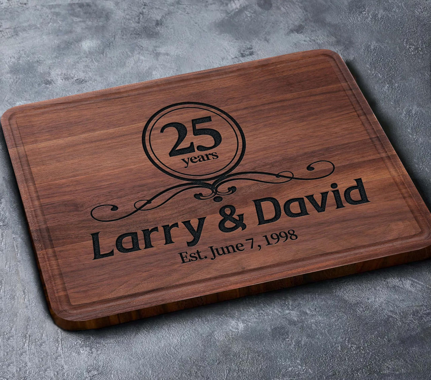 Wedding Gift for Couple 2025, Personalized Cutting Board, Gifts for Couples, Anniversary, Christmas, Registry, Housewarming, Engagement Birthday Gift For Husband, Men, Women, Wife