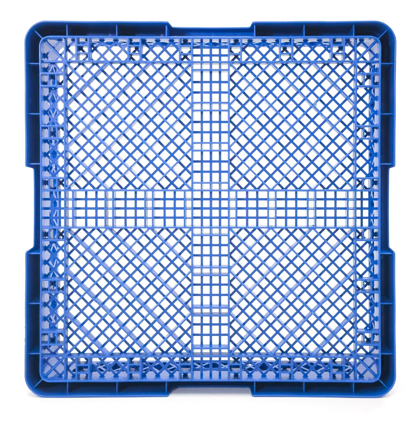 Farag Janitorial Flatware Rack for Commercial Dishwasher | Full Size Combination | Polypropylene | Blue