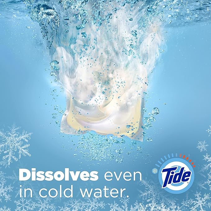 Tide PODS Free & Gentle, Laundry Detergent Soap Pods, Unscented, 3 Bag Value Pack, 111 Count, HE Compatible