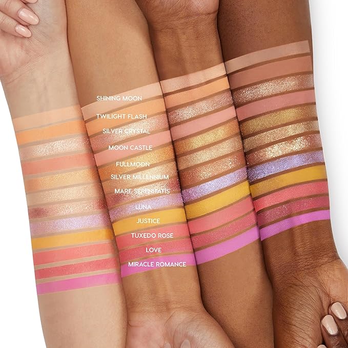 ColourPop x Sailor Moon Pretty Guardian Makeup Palette - Pastel Shadow Palette with Metallic & Matte Finishes - Buildable, Blendable & High-Pigment Formula (0.5 oz)