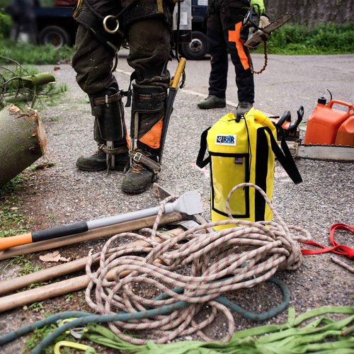 Rock-N-Rescue Arbor Rope Storage Bag 200 ft bundle w/1.75MM Pink Magic 200 ft