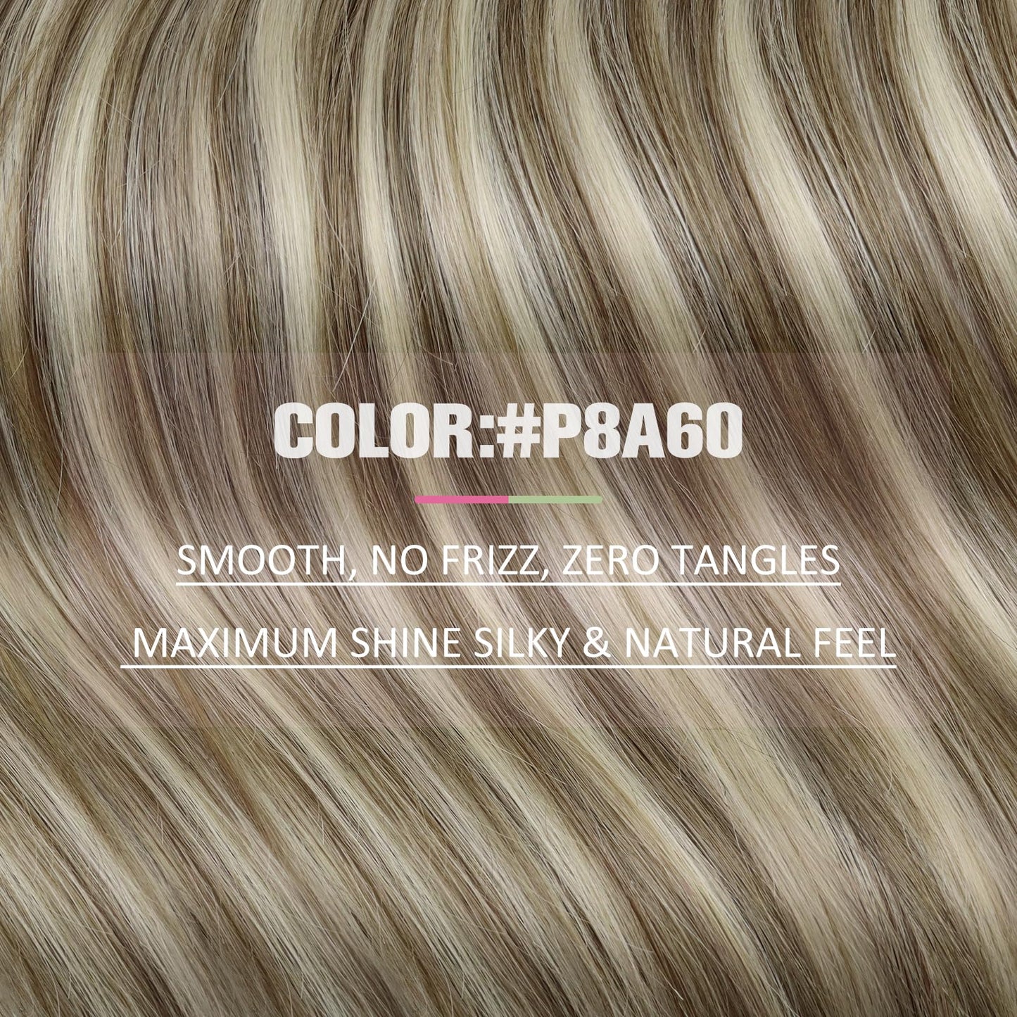 YoungSee Tape in Hair Extensions Real Human Hair Brown Highlight Hair Extensions Tape Light Brown And Blonde Highlight Tape in H