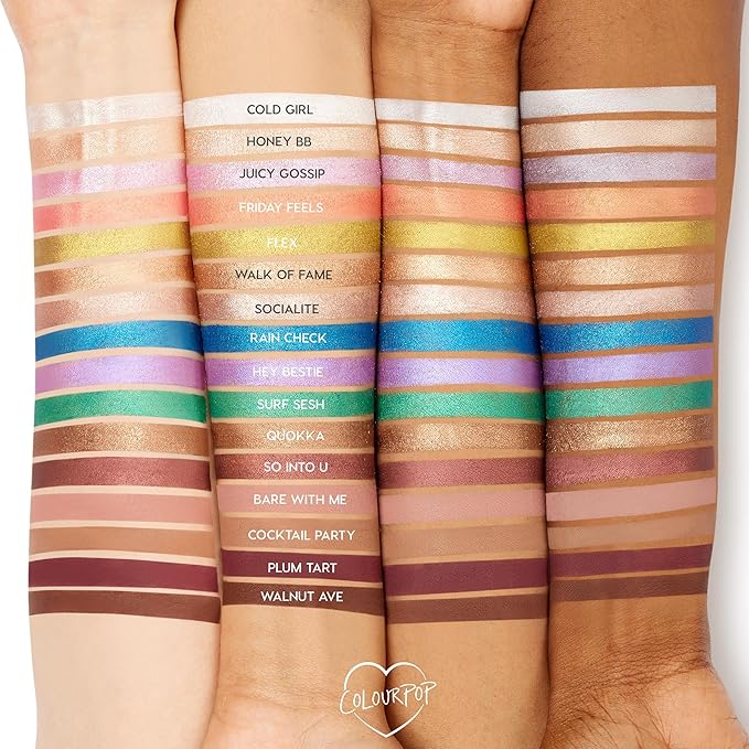 ColourPop Shadow Stix - Cream Eyeshadow Stick with Long-Lasting Color - Multi-Use Cream Makeup with a Built-In Sharpener & Precise Tip for Easy Application - Rain Check (0.05 oz)