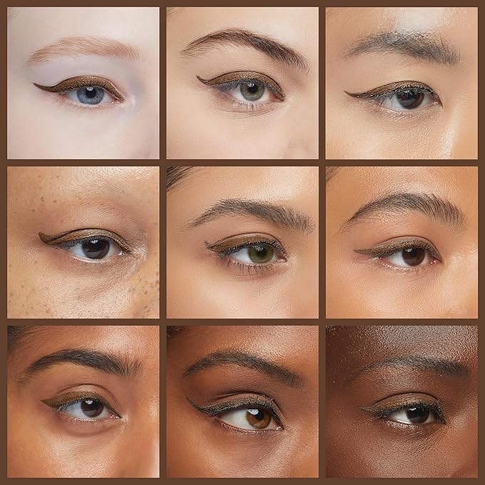 Heroine Make by KISSME Waterproof Eyeliner for Intense Color & Ultra-Fine 0.1mm Tip, Liquid Eyeliner Pen with Organic Beauty Serum, Cat Eye Liner for Long Lasting Eyelines, Natural Brown, 1 EA, PRIME