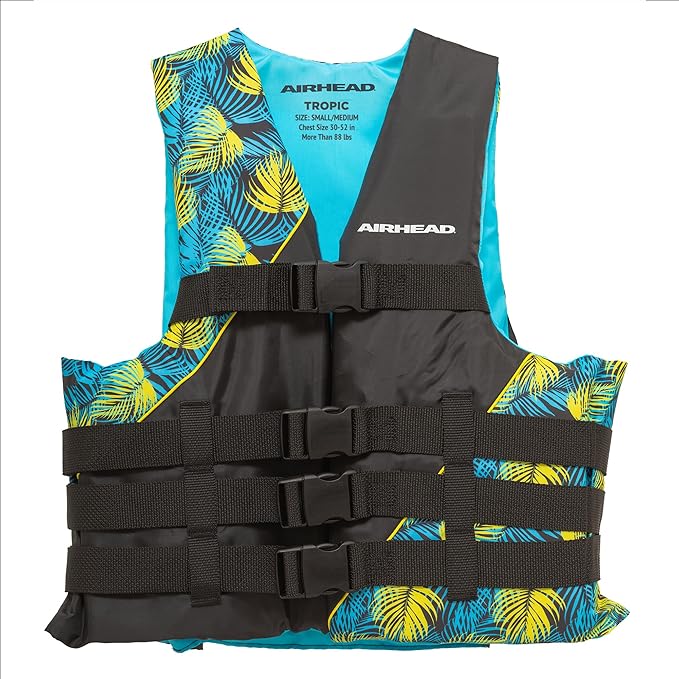 Airhead Tropic Life Jacket | Closed Sided PFD | Child, Youth and Adult