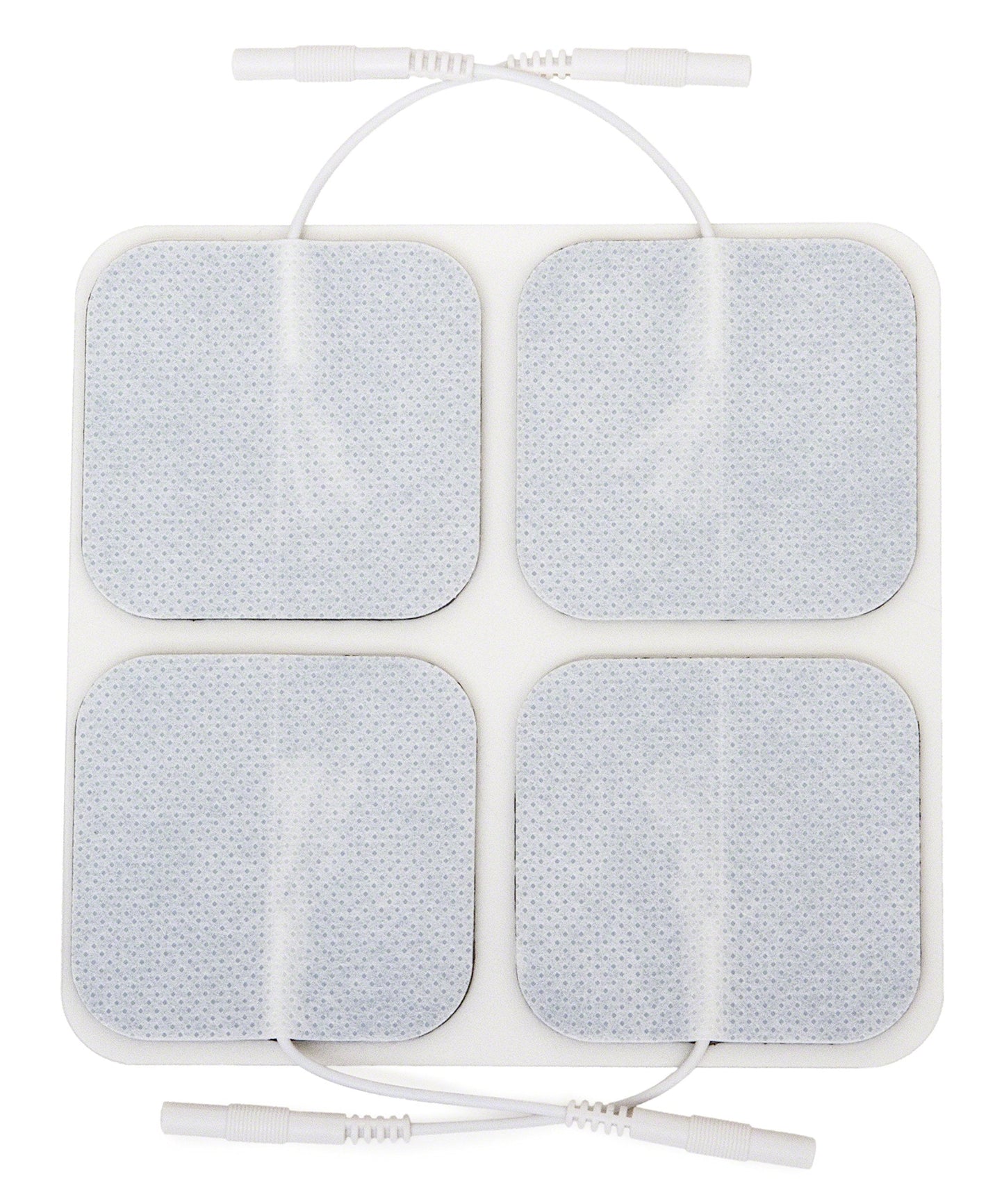 reserv 2" x 2" Premium Re-Usable Self Adhesive Electrode Pads for TENS/EMS Unit, Fabric Backed Pads with Premium Gel (Latex Free) (1 Pack (40 electrodes)