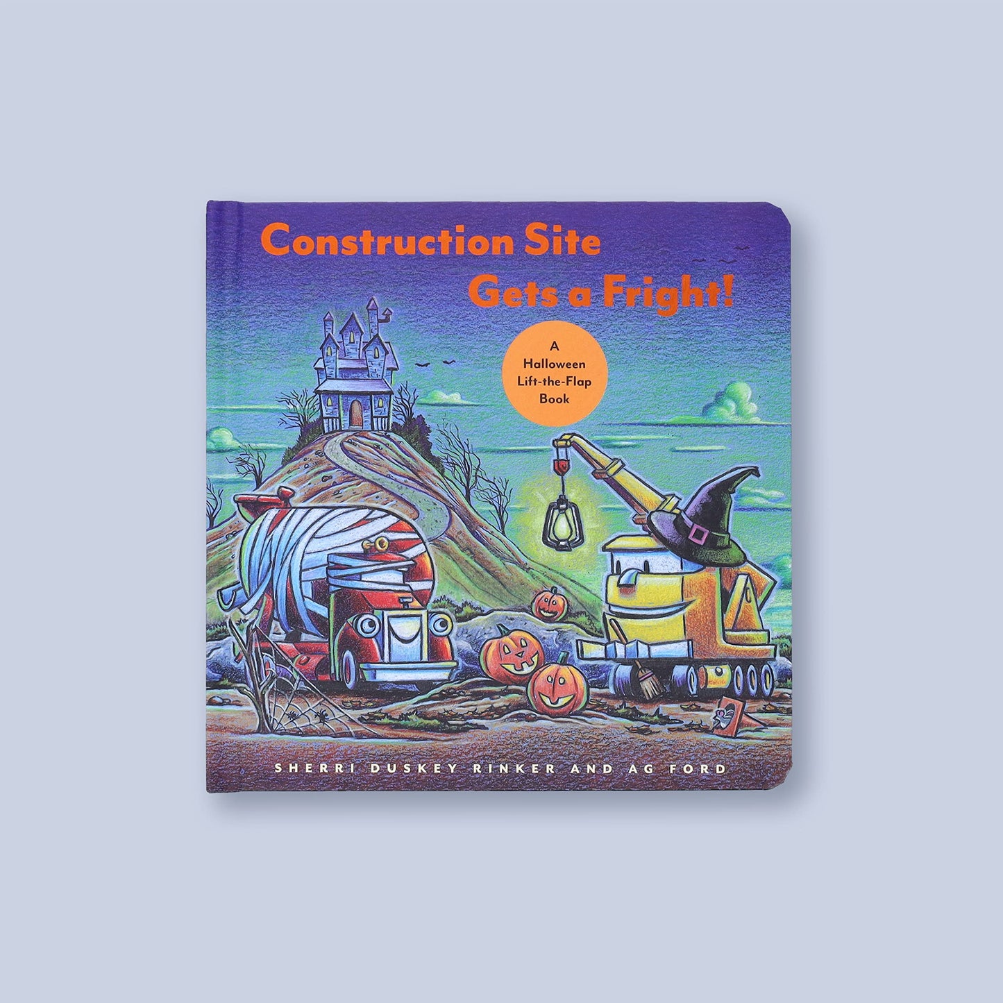 Construction Site Gets a Fright!: A Halloween Lift-the-Flap Book (Goodnight Construction Site)