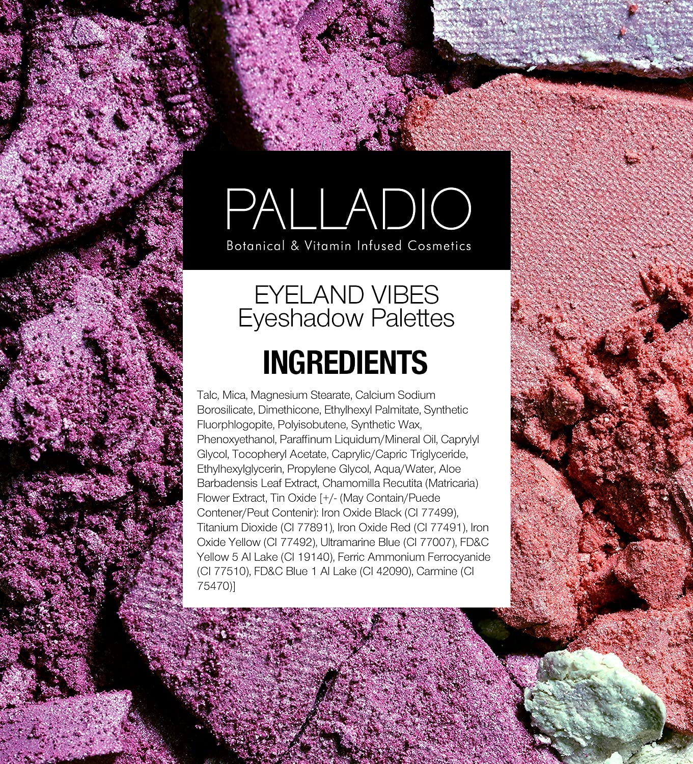 Palladio Eyeland Vibes, Escape to the Tropics, 10 Count Eyeshadow Palette, Seductive Nudes to Vibrant Hues, Complimentary Shades