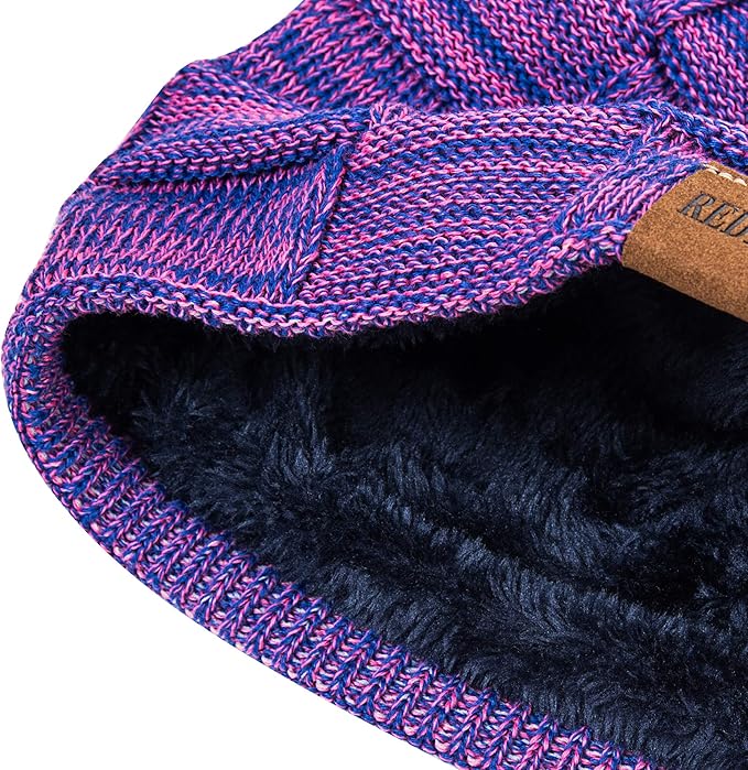 REDESS Beanie Hat for Men and Women Winter Warm Hats Knit Slouchy Thick Skull Cap