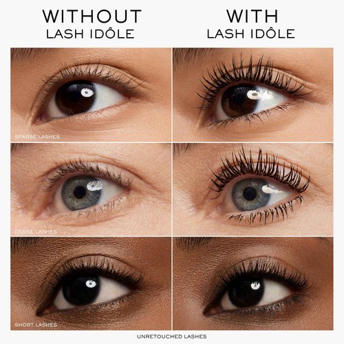 Lancôme Cils Booster XL Mascara Primer & Lash Idôle Black Mascara Duo - Lash-Lifting & Priming Full Size Makeup Set - For Lifted, Lengthened & Voluminous Lashes
