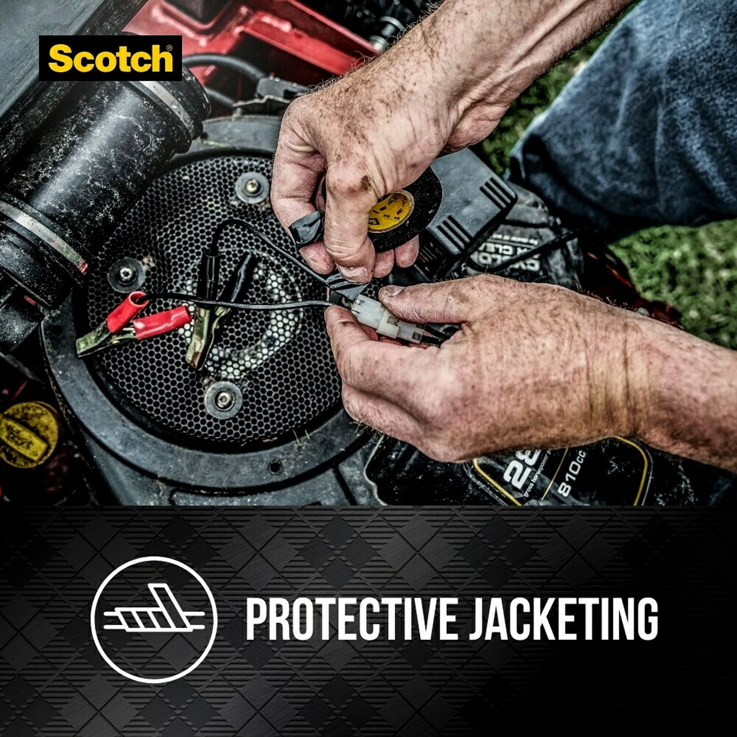 Scotch 3M Super 33+ Vinyl Electrical Tape, .75-Inch x 66-Foot, Pack of 10 Rolls, Insulates and Protects Against Abrasion and Moisture, Protective Jacketing up to 600V Splice Insulation (6132-BA-10)