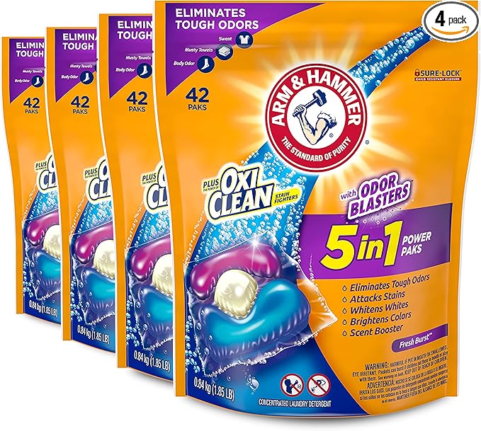 Arm & Hammer Plus Odor Blasters 5in1 42ct (4x42ct), 168 Count