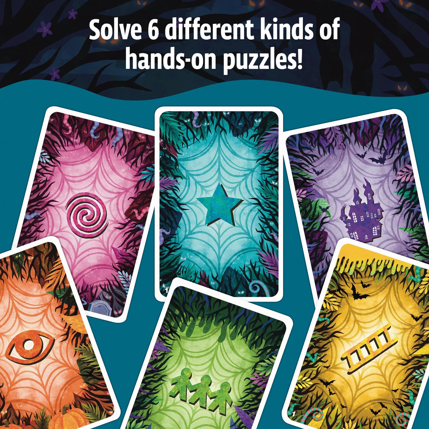 EXIT: The Game - Kids - Midnight Spooktacular, Fun Puzzle Mystery, Cooperative, 1-4 Players