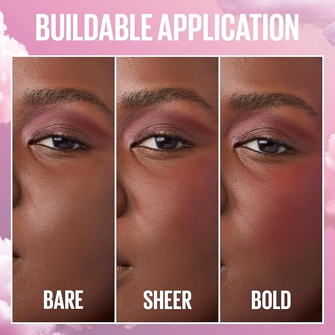 Maybelline Cloudtopia Blush for Cheeks and Lip Mousse, Ultra-Vivid, Pigmented Formula for Up to 14HR of Blush and Lip Makeup Color, Coral Illusion, 1 Count