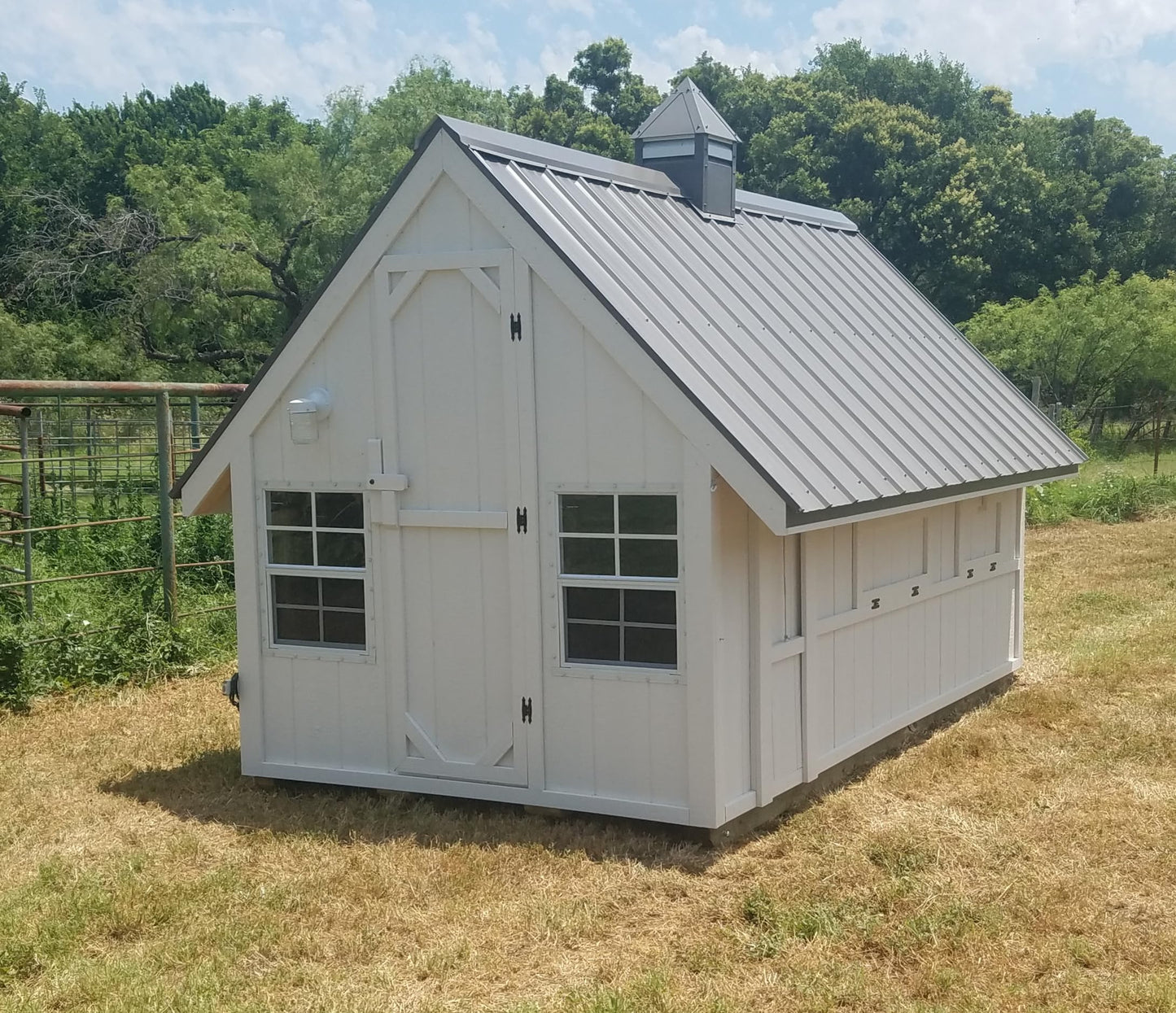 Shed Windows and More 24" X 27" Window Aluminum Frame White Flush Safety/TEMPERD Glass Storage Sheds Playhouse Tree House