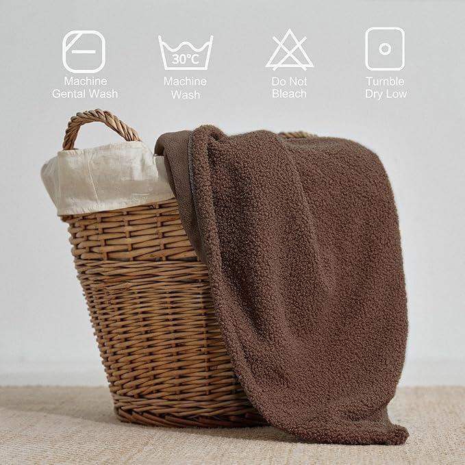 Heated Blanket Electric Throw 50" x 60" -Heated Throw Blanket with 5 Heating Levels & 3 Hours Auto Off,Machine Washable,ETL & FCC Certification(Teddy)