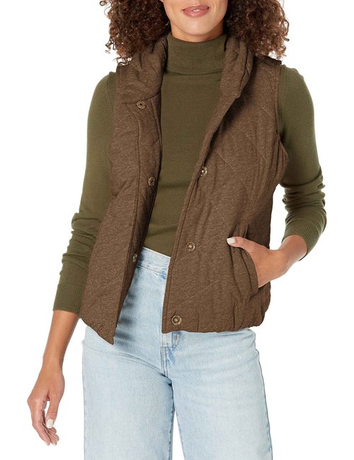 Carve Designs Women's Betty Vest, Dark Brown, XS
