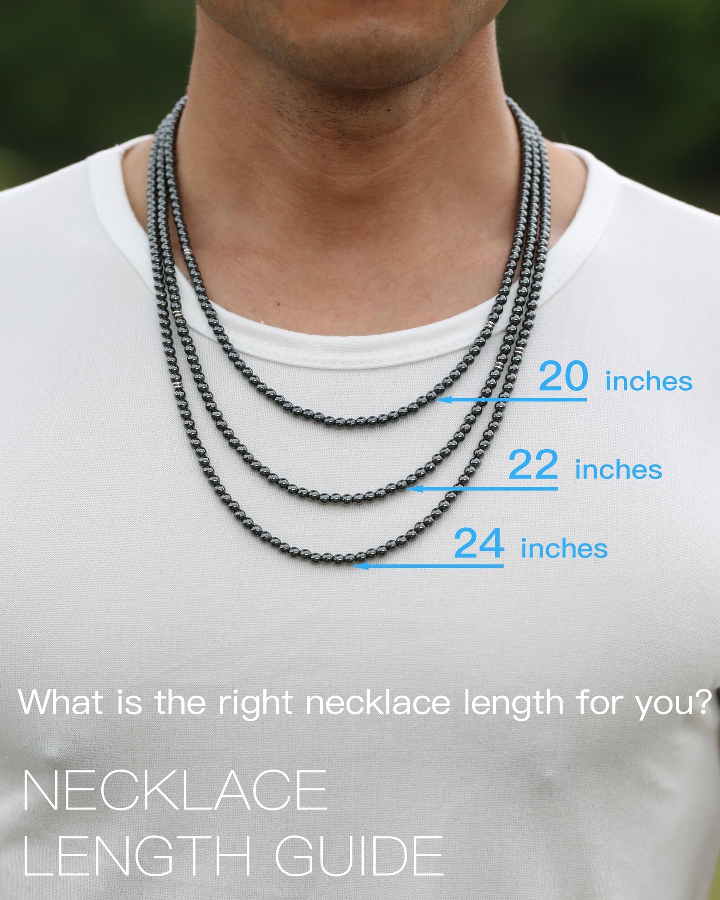MIDDLUX Necklace for Men, Birthday Gift for Dad, Husband Birthday Gift, Mens Jewelry, Men Necklace, Tiger Eye Necklace