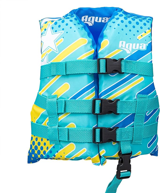Oceans 7 US Coast Guard-Approved, Type III Kids Life Jacket – Personal Flotation Device with Comfortable Flex-Form-Fit Ope...