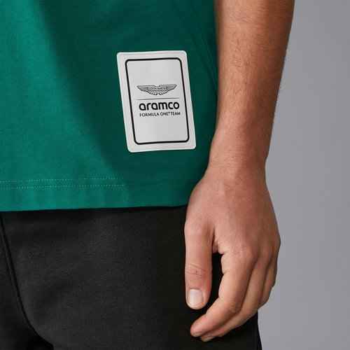 Aston Martin F1 Men's Logo Polo - Green - Size: Small