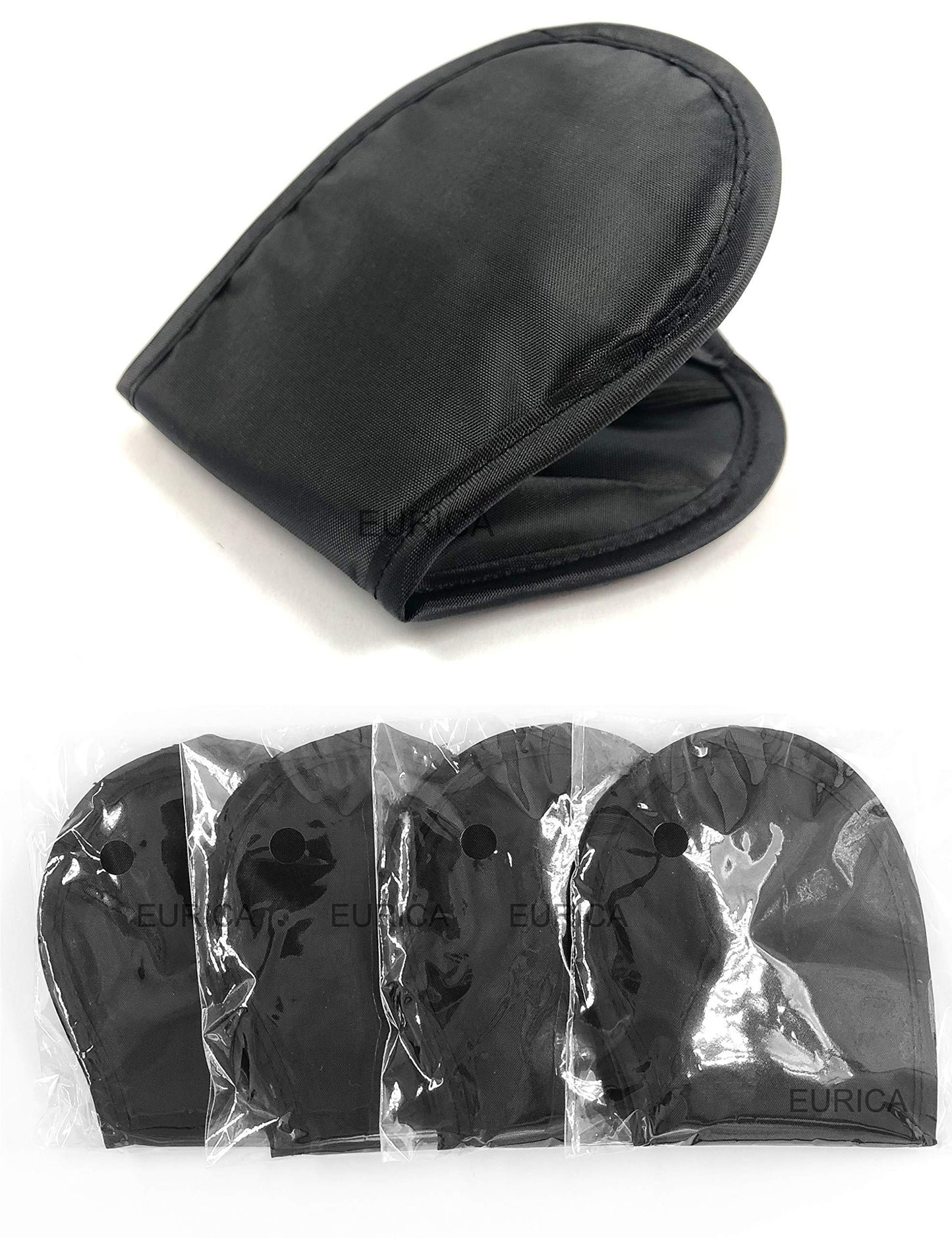 Eye Mask Sleep Masks Sleeping Mask Blindfold Eye Cover Team Building Games Party with Nose Pad and Adjustable Strap for Women Men Kids 4 Layers Black (150 Pack)