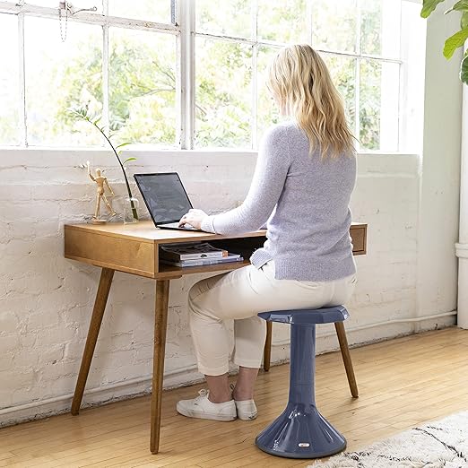ECR4Kids ACE Active Core Engagement Wobble Stool, 20-Inch Seat Height, Flexible Seating, Grey