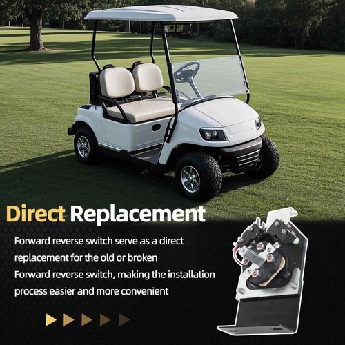 JAVOUKA Golf-Cart Forward Reverse Switch Compatible with EZGO 36v Marathon Golf-Cart 1989-1994.5 OE：25396-G2,25259-G2,21744-G1