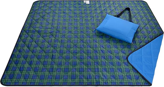 Roebury Beach Blanket Sand Proof & Outdoor Picnic Blanket - Water Resistant, Large Mat for Camping or Travel. Washable, Fo...