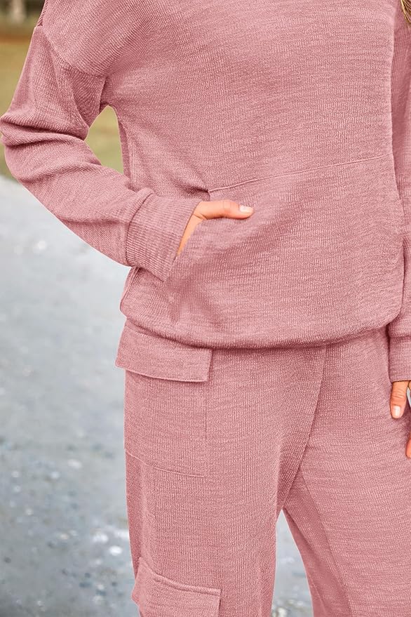 PRETTYGARDEN 2 Piece Sets for Women Fall 2026 Sweatsuits Outfits Lounge Matching Hoodie Set Travel Track Suits Winter Clothes