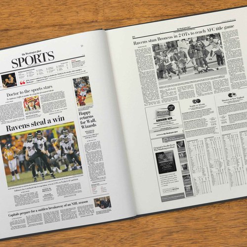 Signature Gifts - Boston Baseball History Book - Sports Fan Gift - A Major League History Told Through Newspaper Archive Coverage - Last Minute Gift - Red Sox Black