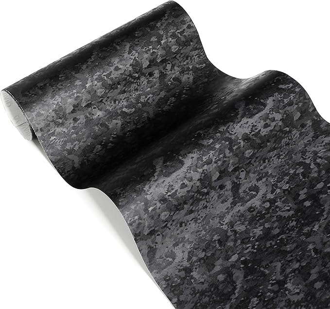 VViViD Black Forged Carbon Fiber Vinyl Wrap Roll with Air Release Technology (1.49 Foot by 5 Foot)