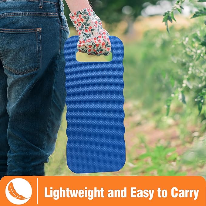 Gardzen Garden Kneeling Pad - for Gardening, Baby Bath, Yoga, Pilates, Exercise, Blue