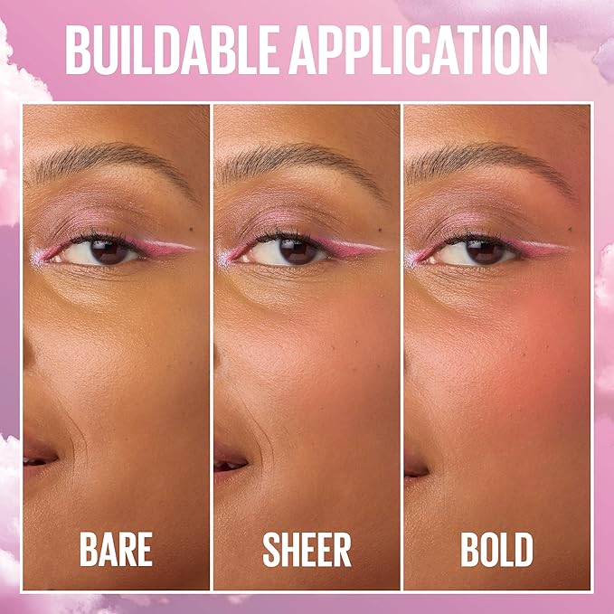 Maybelline Cloudtopia Blush for Cheeks and Lip Mousse, Ultra-Vivid, Pigmented Formula for Up to 14HR of Blush and Lip Makeup Color, Enchanted Mauve, 1 Count