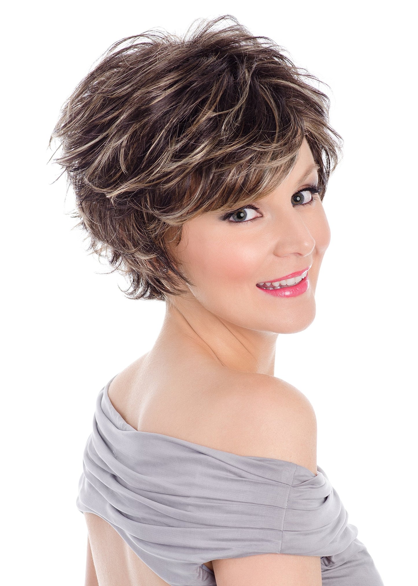 Tony of Beverly Womens Synthetic Wig ''Kenzie''-60: Pure White