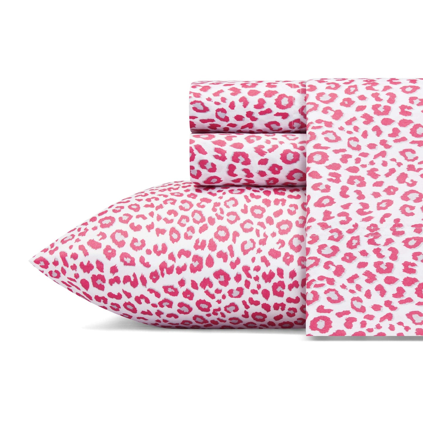 Betsey Johnson - Twin XL Bed Sheets, Soft Bedding with Matching Pillowcase, Fade & Wrinkle Resistant, Lightweight for Year Round Use, Dorm Essentials (Leopard)
